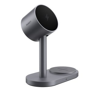 AUKEY Qi2.2 MagFusion 2X Wireless Charging Station 2-in-1 Magnetic Wireless Charger LC-MC213  (Wall Charger Not Included)