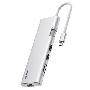 AUKEY UH-CUH03 OfficeDok 10-in-1 USB-C Hub with 2 HDMI Ports