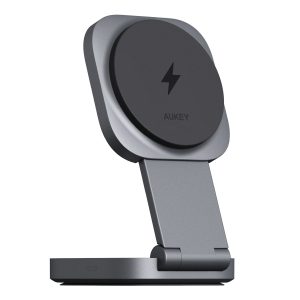 AUKEY MagFusion L Qi2 2-in-1 Foldable Magnetic Fast Wireless Charging Station LC-MC211