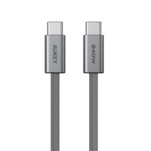 AUKEY CB-DCC241 Circlet Blink 240W 1m DTY Braided USB-C to USB-C Cable