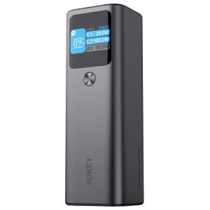 AUKEY Sprint X 27.6K 140W Ultra-Fast Charging Power Bank with Smart Digital Display PB-Y45